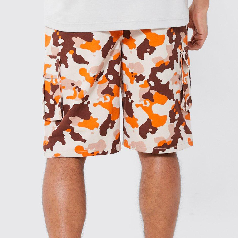 Active Heavy Acid Wash Raw Short