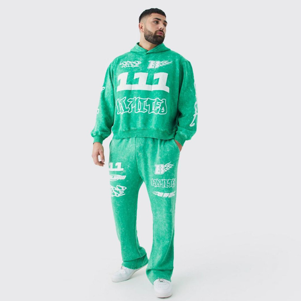 Oversized Colour Block Mmxiii Hooded Tracksuit