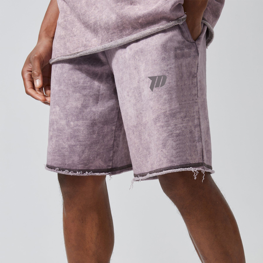 Relaxed Camo Side Panel Shorts
