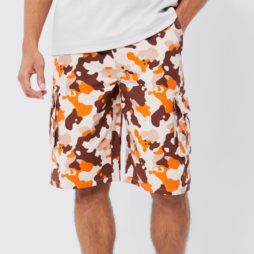 Active Heavy Acid Wash Raw Short