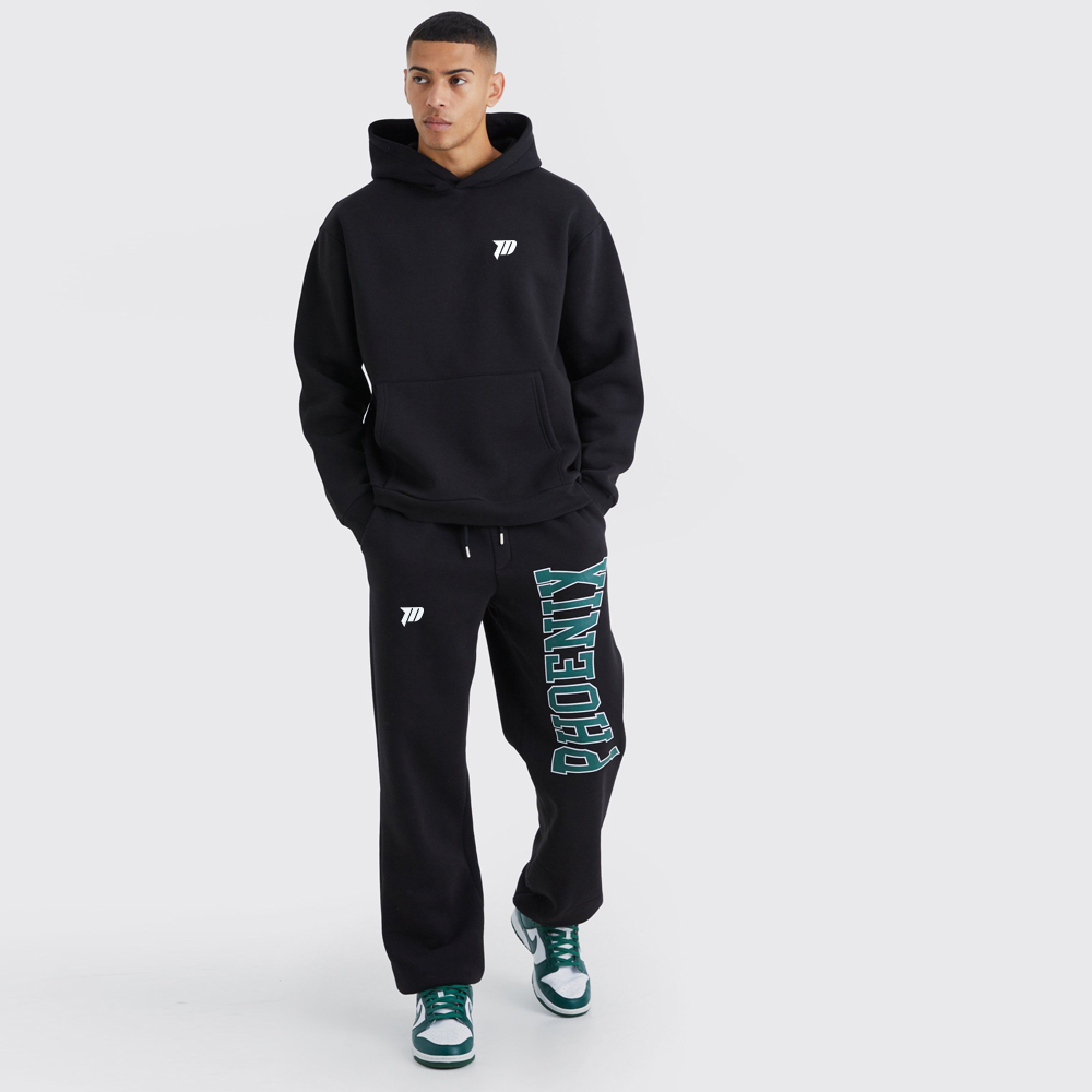 Oversized Boxy Varsity Gusset Tracksuit