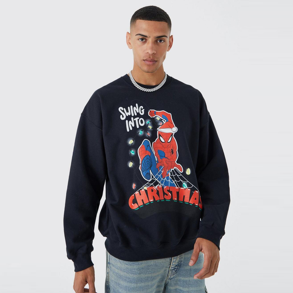 Oversized Revere Sweatshirt Polo – Charcoal