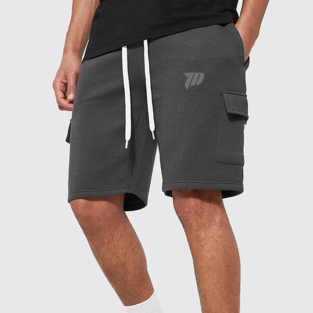 Elastic Waist Relaxed Long Length Camo Cargo