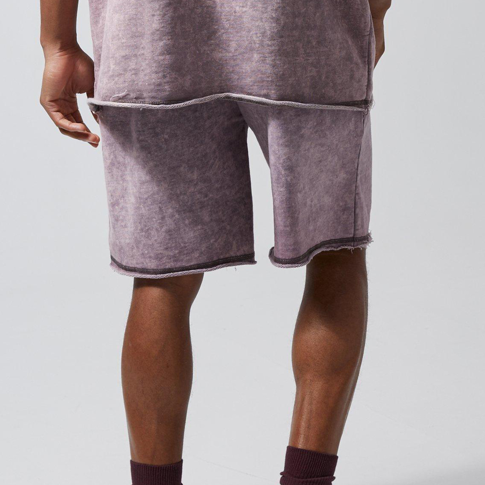 Relaxed Camo Side Panel Shorts