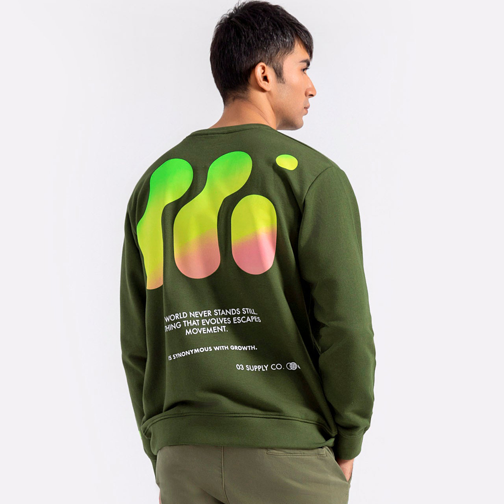 Plus Pop Smoke Monochrome Sweatshirt