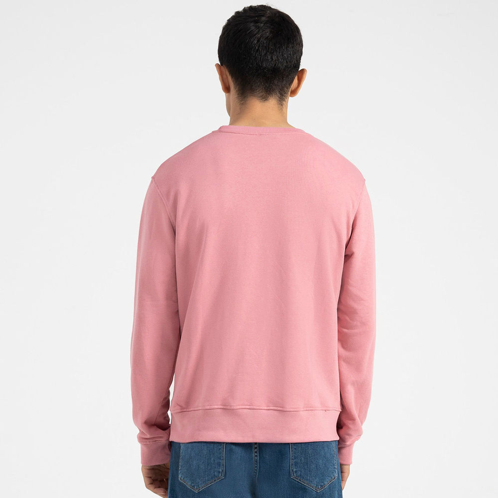 Slim Color Block Sweatshirt – Charcoal