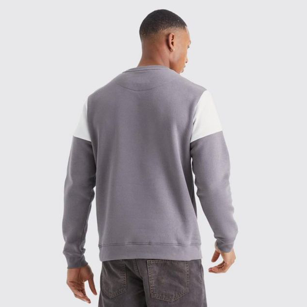 Oversized Worldwide Puff Print Sweatshirt – Black